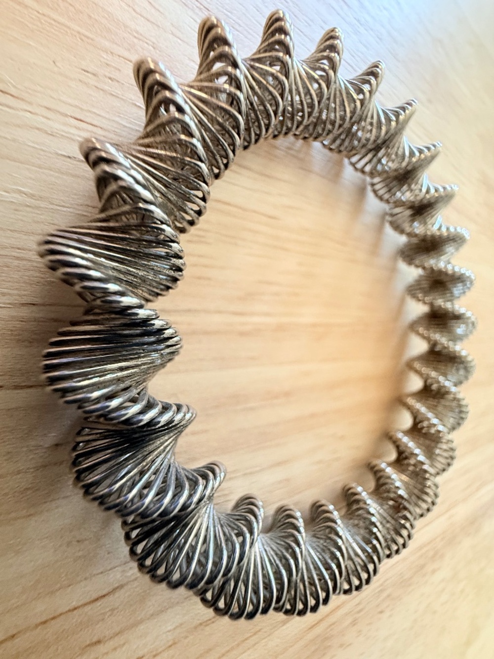 Vintage Coiled Spring Bracelet